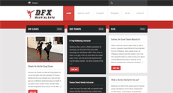 Desktop Screenshot of dfxmartialarts.com